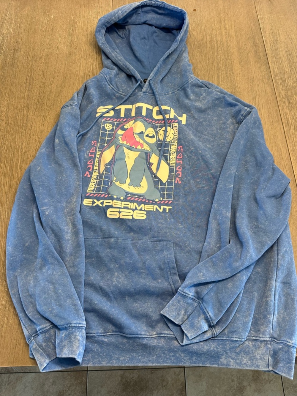 Disney Blue Stitch 'Experiment 626' Graphic Hoodie